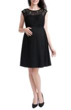 Women's Kimi And Kai Genevieve Lace Maternity Dress - Black