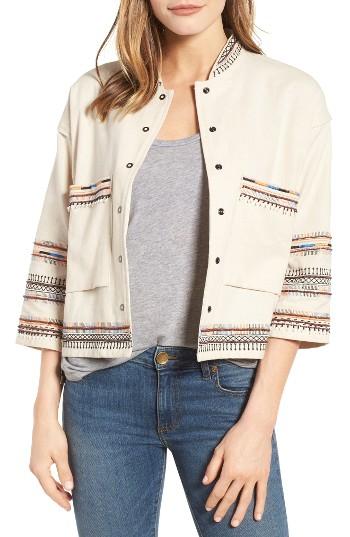 Women's Velvet By Graham & Spencer Embroidered Cotton Jacket