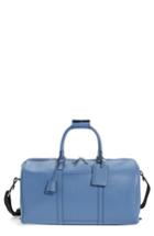Serapian Milano Small Evolution Leather Duffel Bag - Blue