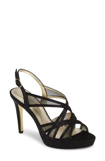 Women's Adrianna Papell Adri Platform Sandal .5 M - Black