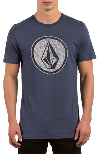 Men's Volcom Classic Stone Graphic T-shirt, Size - Blue