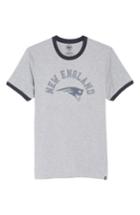 Men's 47 Brand New England Patriots Ringer T-shirt - Grey