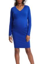 Women's Stowaway Collection Maternity Sheath Dress - Blue