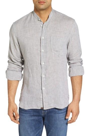 Men's Billy Reid Crawford Sport Shirt - Grey