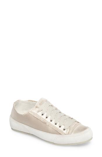 Women's Pedro Garcia 'parson' Satin Sneaker Us / 39eu - Beige