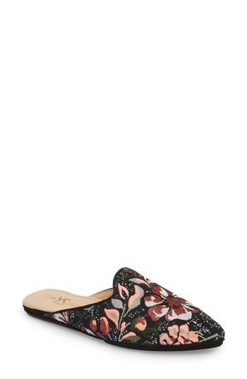Women's Yosi Samra Vidi Genuine Calf Hair Mule M - Black