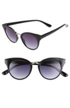 Women's Bp. 48mm Round Cat Eye Sunglasses - Black
