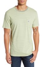 Men's Psycho Bunny Tamar Stripe Pocket T-shirt (xs) - Green