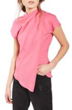 Women's Topshop Origami Top Us (fits Like 0-2) - Pink