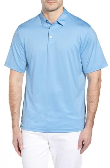 Men's Johnnie-o Birdie Classic Fit Performance Polo, Size - Blue