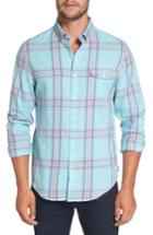 Men's Vineyard Vines Rhoda Pond Slim Fit Plaid Sport Shirt - Blue
