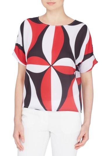 Women's Catherine Catherine Malandrino Wells Print Top