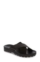 Women's Comfortiva Amber Perforated Block Heel Sandal .5 M - Black
