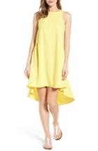Women's Pleione Ruffled High/low Shift Dress - Yellow