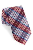 Men's Southern Tide Seminole Plaid Tie, Size - Red