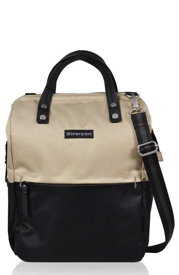 Sherpani Dispatch Water Resistant Rfid Pocket Convertible Backpack - White