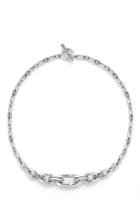Women's David Yurman Wellesley Link Chain Station Necklace With Diamonds