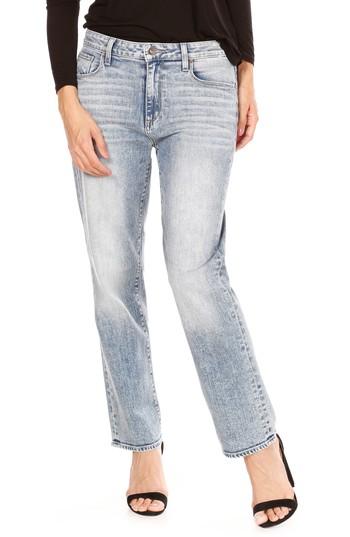Women's Paige Noella High Waist Straight Leg Jeans - Blue