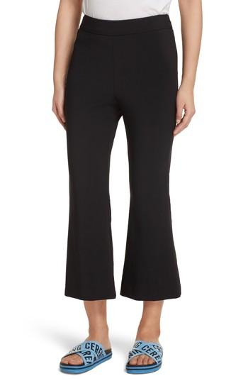 Women's Opening Ceremony William Back Panel Crop Pants - Black