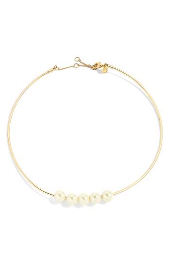 Women's J.crew Imitation Pearl Collar Necklace