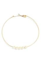 Women's J.crew Imitation Pearl Collar Necklace