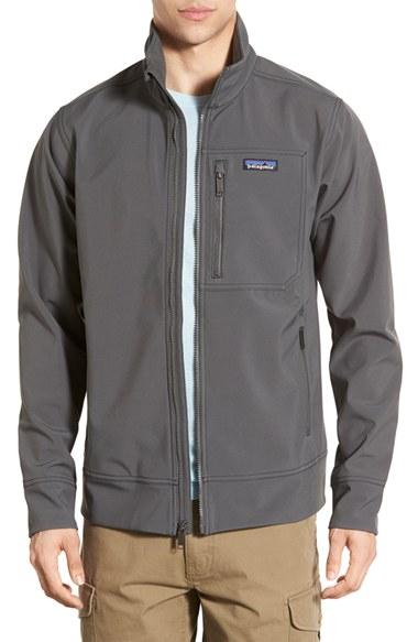 Men's Patagonia 'sidesend' Regular Fit Water Repellent Jacket - Grey