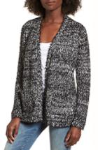 Women's Love By Design Eyelash Trim Cardigan - Black