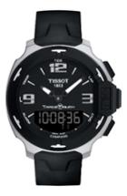 Men's Tissot T-race Touch Multifunction Rubber Strap Watch, 42mm