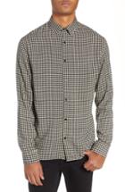 Men's The Kooples Diamond Pattern Sport Shirt - Beige
