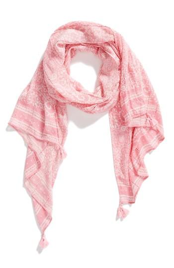 Women's Rebecca Minkoff Bandana Print Scarf, Size - Pink