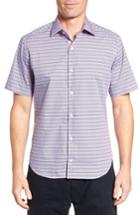 Men's Tailorbyrd Mansura Regular Fit Geo Sport Shirt - Blue