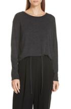 Women's Vince Relaxed Wool Knit Top - Grey