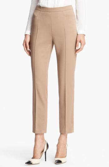 Women's Akris Punto 'franca' Techno Cotton Pants - Beige