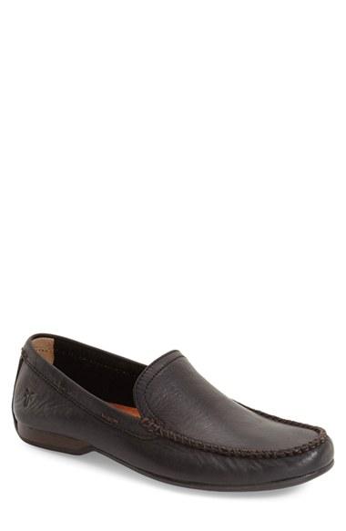 Men's Frye 'lewis' Venetian Loafer .5 M - Black
