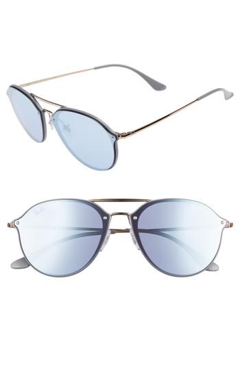 Women's Ray-ban 62mm Mirrored Lens Aviator Sunglasses -