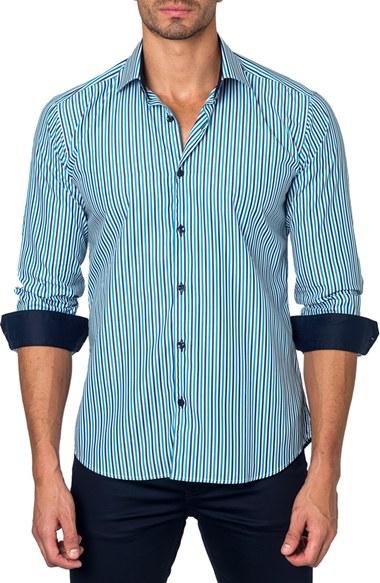 Men's Jared Lang Trim Fit Stripe Sport Shirt