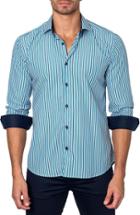 Men's Jared Lang Trim Fit Stripe Sport Shirt