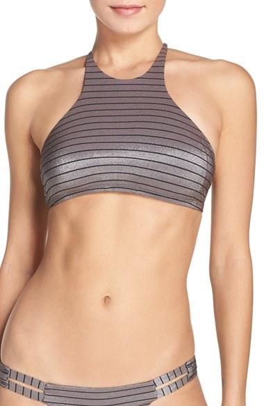 Women's Vitamin A Cozumel High Neck Bikini Top