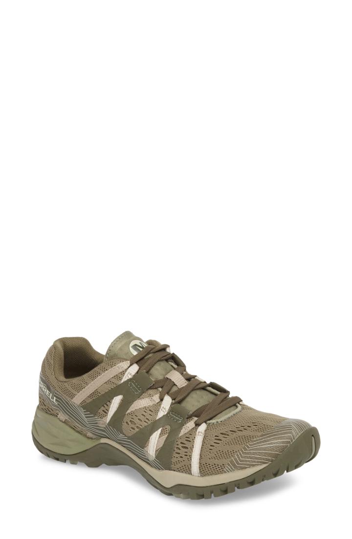 Women's Merrell Siren Hex Q2 E-mesh Hiking Shoe .5 M - Green