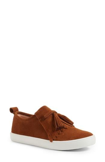 Women's Kate Spade New York Lenna Tassel Sneaker .5 M - Brown