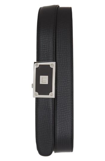 Men's Dunhill Auto Leather Belt, Size - Black