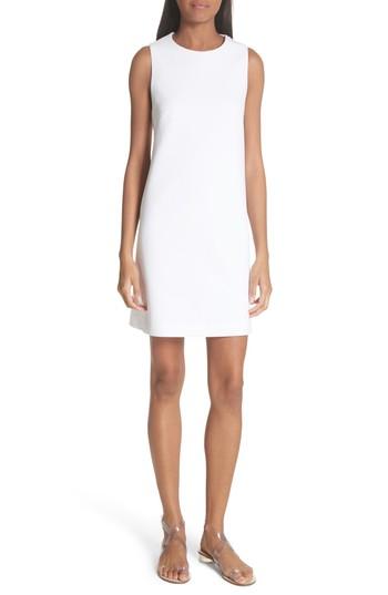 Women's Tibi Back Cutout Sleeveless Crepe Dress - White