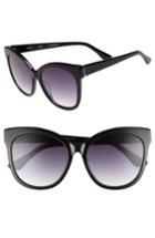 Women's Chelsea28 Bossa Nova 57mm Cat Eye Sunglasses - Black