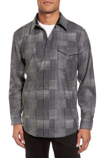 Men's Pendleton Boro Wool Shirt - Grey