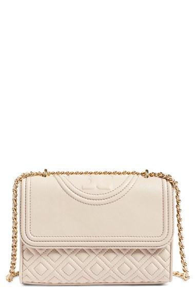 Tory Burch 'small Fleming' Quilted Leather Shoulder Bag -