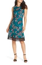 Women's Julia Jordan Crepe Scuba A-line Dress