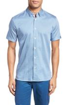 Men's Ted Baker London Geo Print Sport Shirt (m) - Blue