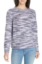 Women's 1.state Eyelash Fringe Mock Neck Sweater, Size - White