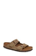 Women's Birkenstock 'arizona' Soft Footbed Suede Sandal -4.5us / 35eu B - Beige