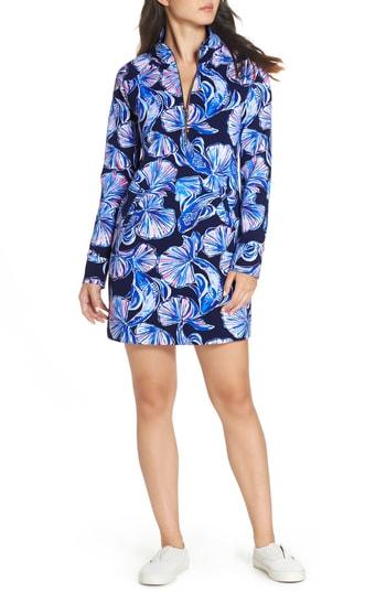 Women's Lilly Pulitzer Skipper Upf 50+ Shift Dress - Blue